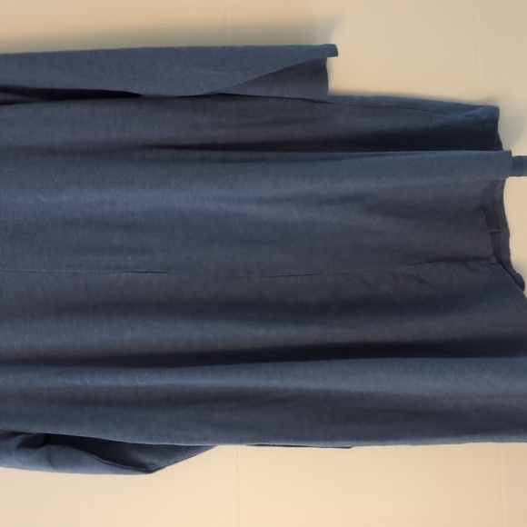 Pure JJill V Neck Side Pockets Stretchy Jersey Shift Casual Work Career Dress L - Picture 9 of 9